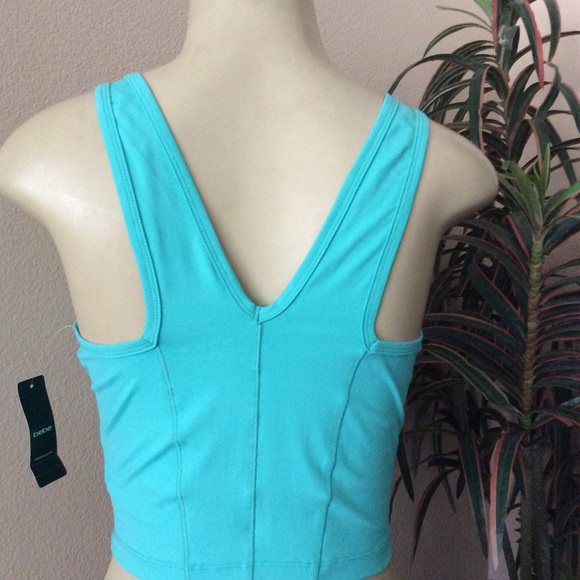 Bebe sport V neck scuba crop size M - Picture 4 of 4